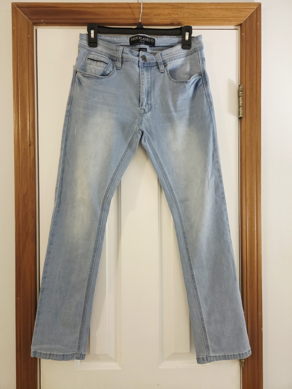 Free Planet Light Wash Bootcut Jeans